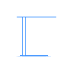 Furniture Side Tables End Tables Blu Dot Swole Table Small Outline Svg File, Free Vectors File